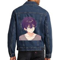 Music Vintage Anime Character Day Gift Men Denim Jacket | Artistshot