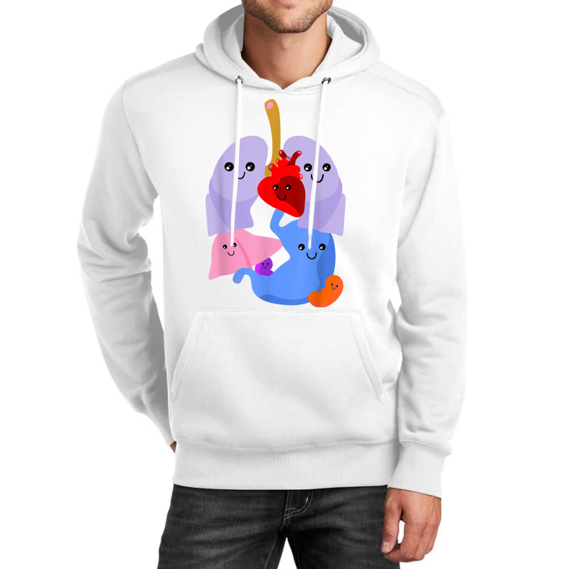 Anatomy Physiology Heart Lungs Vital Organs Illustration T Shirt Unisex Hoodie by caulkyuladdenrxi | Artistshot