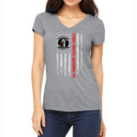 Strike Fighter Squadron 154 (vfa 154) American Flag T Shirt Women's V-neck T-shirt | Artistshot