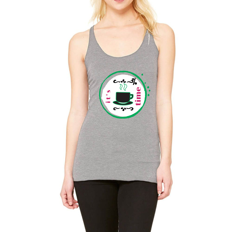 Coffee Time 2 Racerback Tank by basma200 | Artistshot