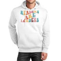 Readers Are Leaders Groovy Wavy   Teacher Appreciation T Shirt Unisex Hoodie | Artistshot