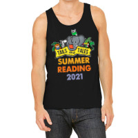 Summer Reading 2021 Tails And Tales Librarian Prize Tank Top | Artistshot