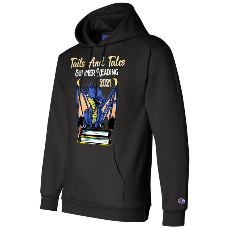 Tails And Tales Summer Reading 2021 Librarian Library Dragon Champion Hoodie by WirtzRichard | Artistshot