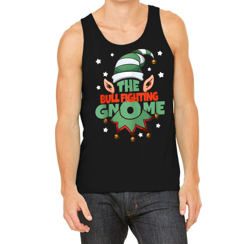 The Bull Fighting Gnome Funny Christmas Pajama Family Tank Top by NathanielDesign | Artistshot