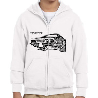 Corvette Youth Zipper Hoodie | Artistshot