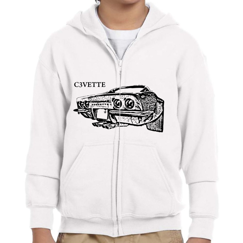 Corvette Youth Zipper Hoodie | Artistshot