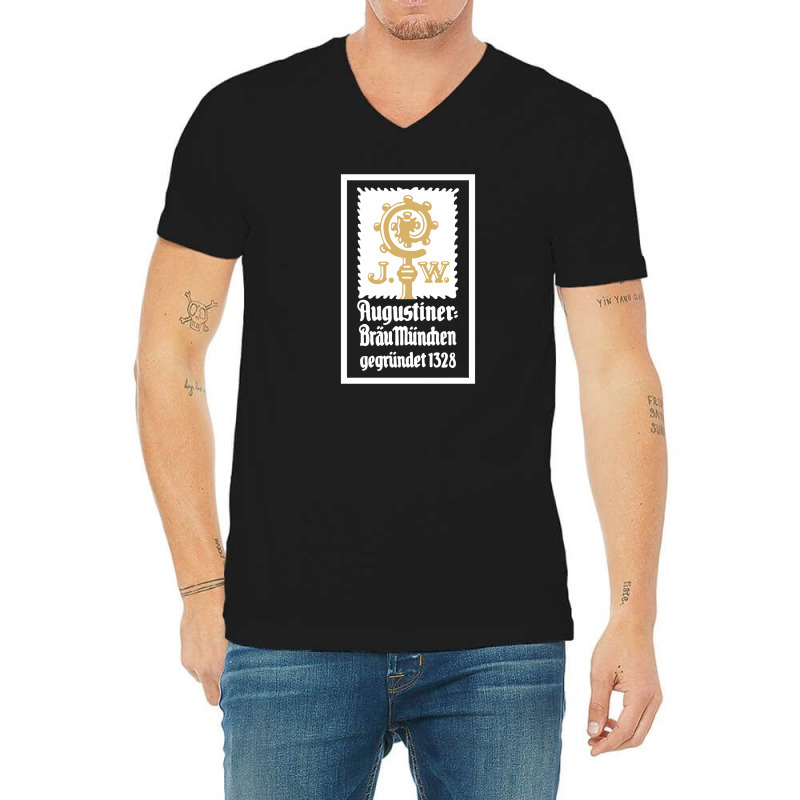 Augustiner Brau V-neck Tee | Artistshot