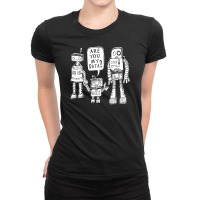 My Data Robot Kid Ladies Fitted T-shirt | Artistshot