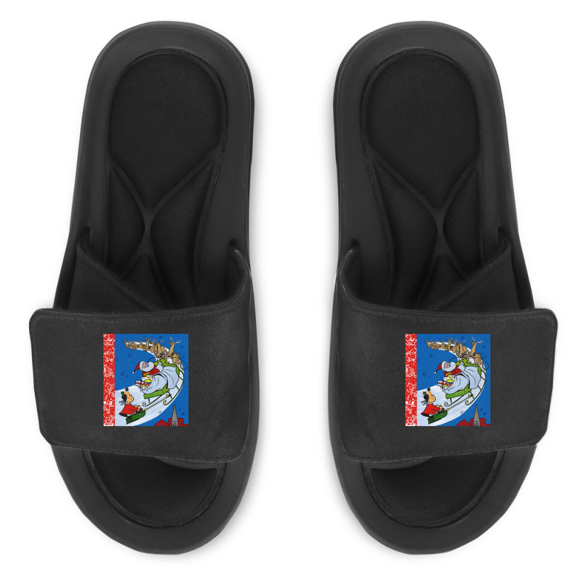 Funny Men Savings Coins Men Women Slide Sandal | Artistshot