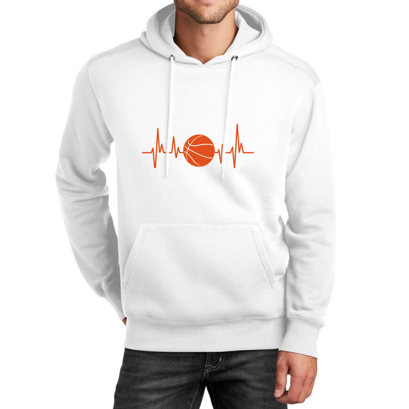 Bball Tshirt Heartbeat Basketball Tshirt Unisex Hoodie | Artistshot