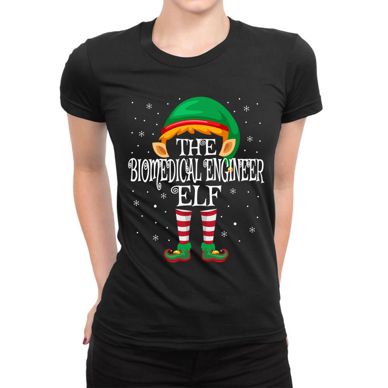 Family Matching Group Christmas The Biomedical Engineer Elf T Shirt Ladies Fitted T-Shirt by DianneHenderson91 | Artistshot