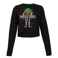 Family Matching Group Christmas The Biomedical Engineer Elf T Shirt Cropped Sweater | Artistshot