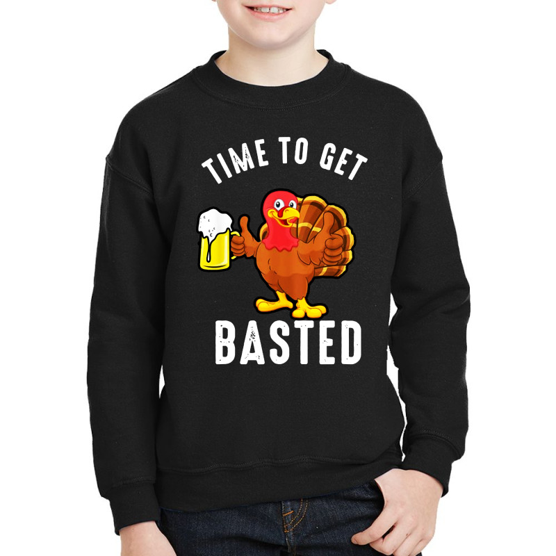 Time To Get Basted Youth Sweatshirt by Best Seller Apparel | Artistshot