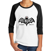 Bat Nurse Night Shift Youth 3/4 Sleeve | Artistshot