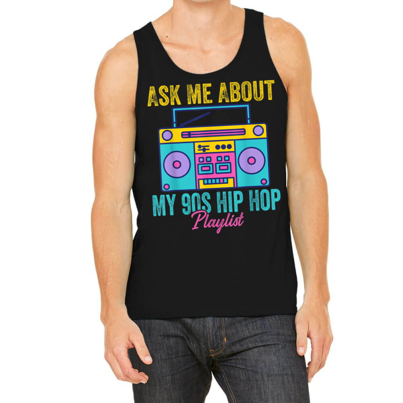 90s Hip Hop Clothing Rap Music Nostalgia Old School Gangster Men Women Tank Top | Artistshot