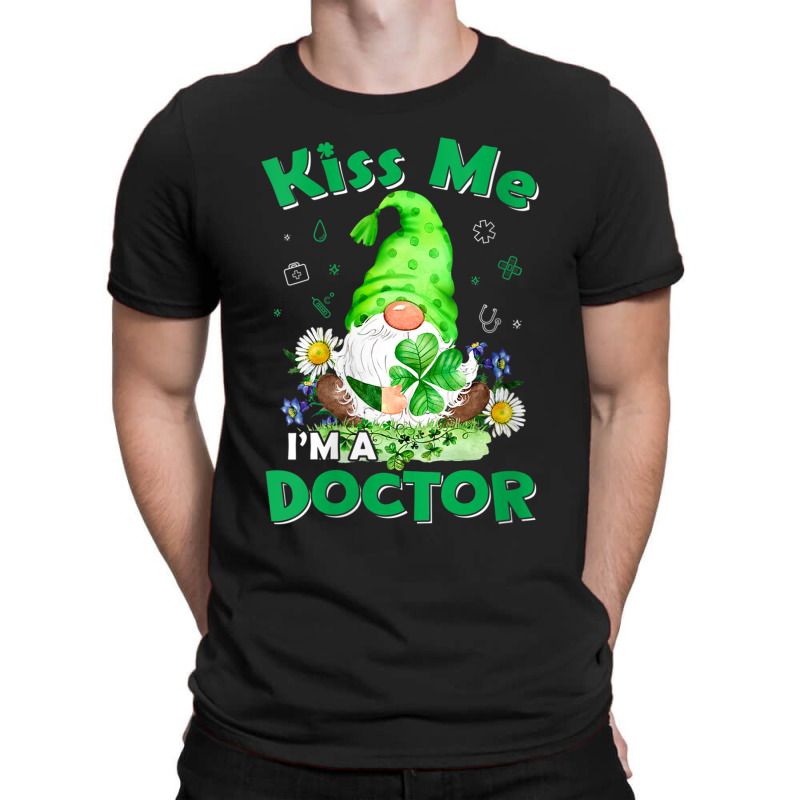 Womens Funny Doctor Nurse Gnomes St Patrick's Day Tee Nursing Lover T-shirt | Artistshot