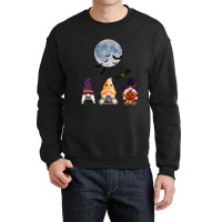 Womens Gnome Witch Halloween Pumpkin Autumn Fall Holiday 2022 Crewneck Sweatshirt | Artistshot