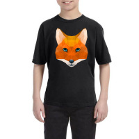 Geometric Animal Fox Youth Tee | Artistshot