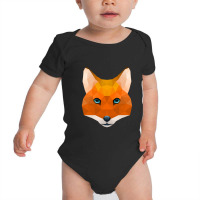 Geometric Animal Fox Baby Bodysuit | Artistshot