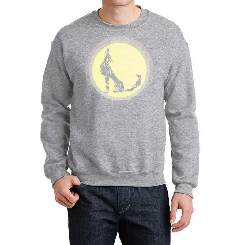 Wolf Full Moon T  Shirt Wolf Full Monn T  Shirt Crewneck Sweatshirt by deadwoodaccidental | Artistshot