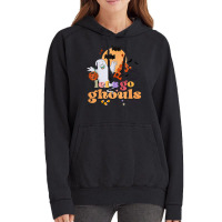 Retro Vintage Groovy Let's Go Ghouls Halloween Ghost Costume T Shirt Vintage Hoodie | Artistshot