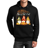 Womens Happy Fall Y'all Garden Gnome Hello Autumn Fall Season Gift Unisex Hoodie | Artistshot