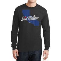 San Mateo California Ca Map T Shirt Long Sleeve Shirts | Artistshot