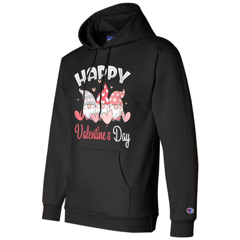 Womens Happy Valentine's Day Gnome Heart For Women Men Couples Champion Hoodie | Artistshot