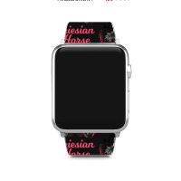 Friesian Horse T  Shirt Friesian Horse Girl T  Shirt Apple Watch Band | Artistshot