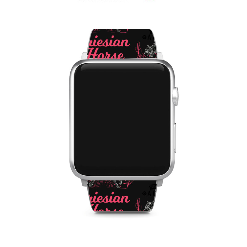 Friesian Horse T  Shirt Friesian Horse Girl T  Shirt Apple Watch Band | Artistshot