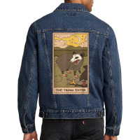 The Trash Eater Tarot Possum Halloween Card T Shirt Men Denim Jacket | Artistshot