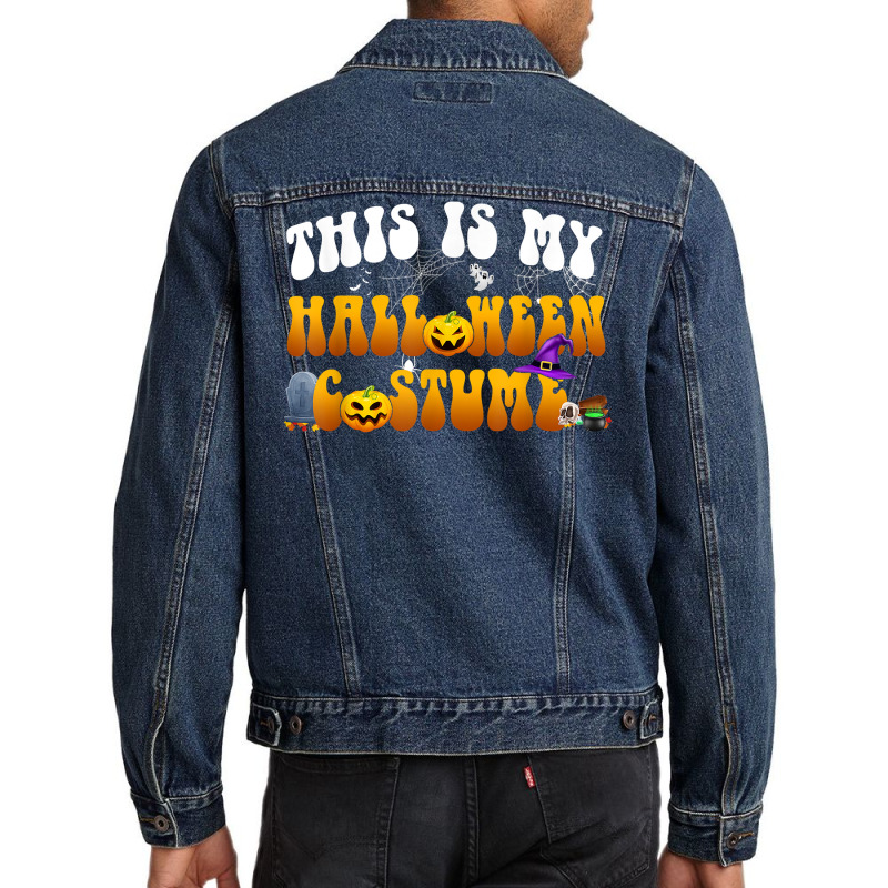 This Is My Halloween Costume T Shirt Men Denim Jacket | Artistshot