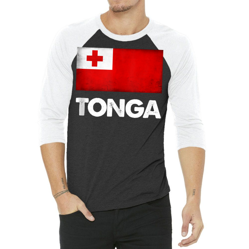 Tonga Tongan Flag Gift Tank Top 3/4 Sleeve Shirt by dewresowashg | Artistshot