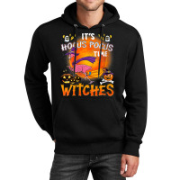 Womens Its Hocus Pocus Time Witches Flamingo Unisex Hoodie | Artistshot