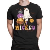 Wicked Cute Spooky Season Halloween Ghost Trick Or Treat T Shirt T-shirt | Artistshot