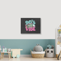 90s Vibe Vintage 1990s Music 90s Costume Party Nineties Characters Car Landscape Canvas Print | Artistshot