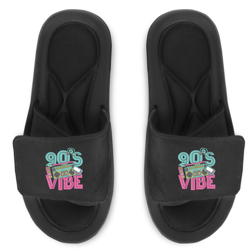 90s Vibe Vintage 1990s Music 90s Costume Party Nineties Characters Car Slide Sandal | Artistshot