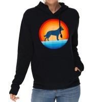 Blue Heeler Australian Cattle Dog Retro Vintage 70s Sunset T Shirt Lightweight Hoodie | Artistshot