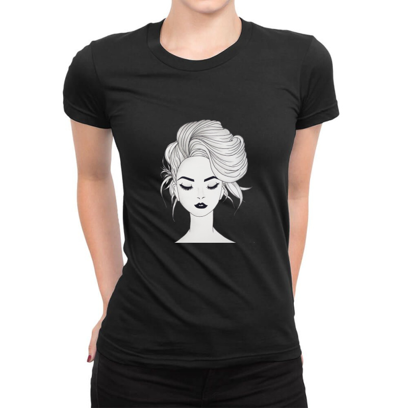 Confidant Girl Ladies Fitted T-Shirt by fahedyasin | Artistshot