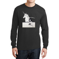 Girl With Unicorn Long Sleeve Shirts | Artistshot