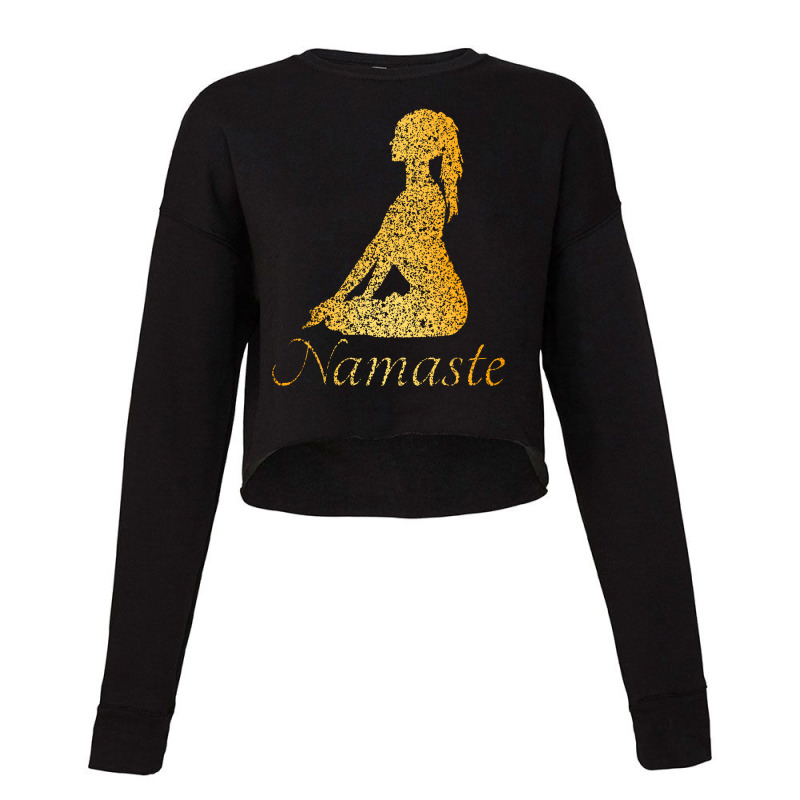 Namaste Cropped Sweater | Artistshot