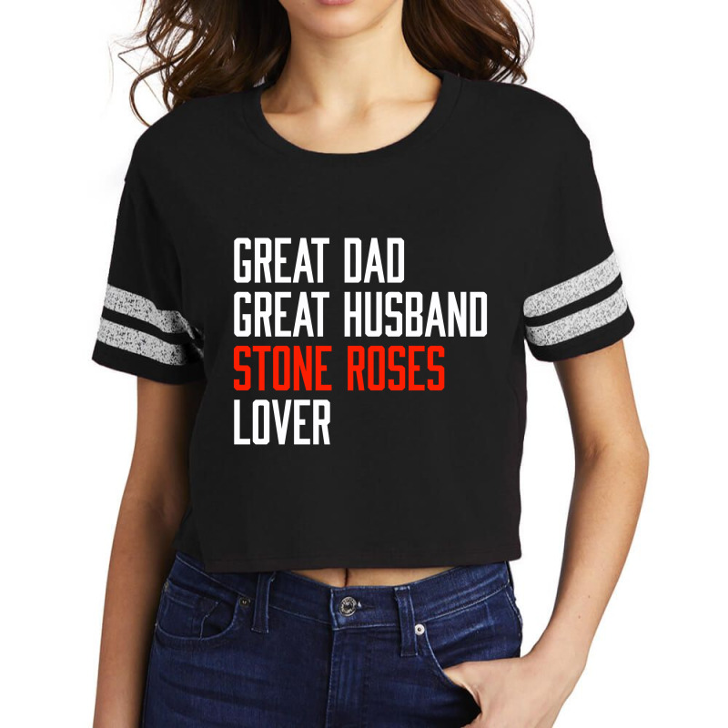 Great Dad Husband Stone Roses Lover Scorecard Crop Tee by aurakassh | Artistshot