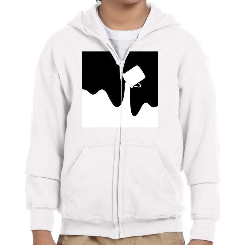 Paint Spill Youth Zipper Hoodie by Natts1011 | Artistshot