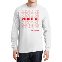 Virgo Af Long Sleeve Shirts | Artistshot