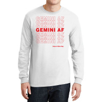 Gemini Af Long Sleeve Shirts | Artistshot