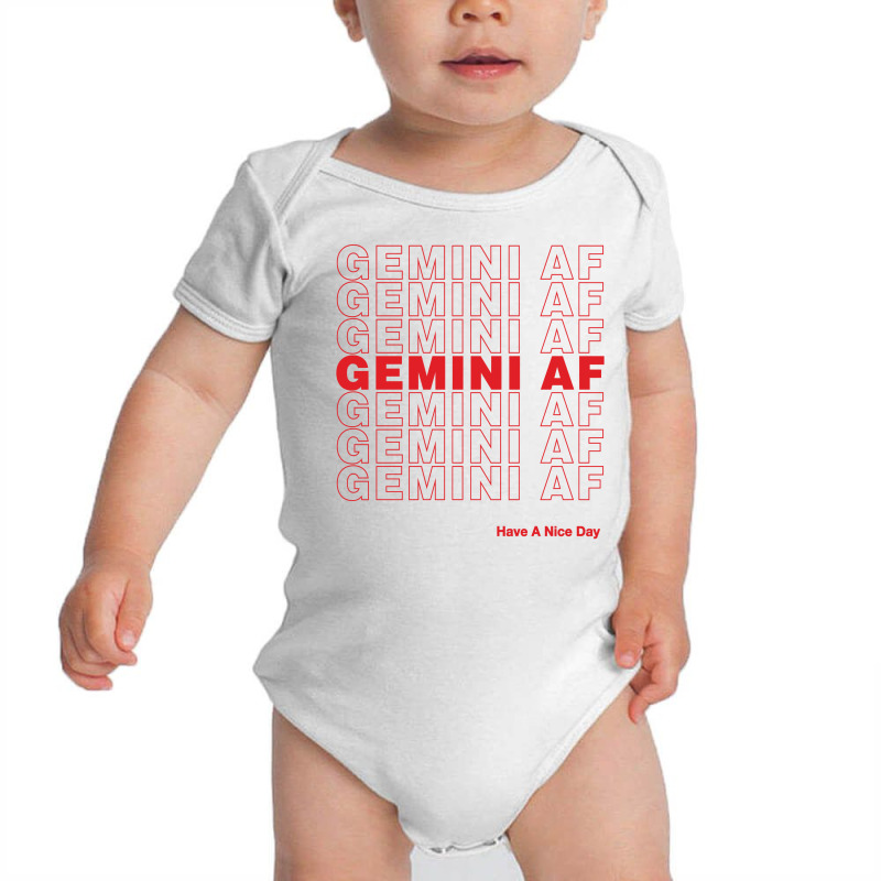 Gemini Af Baby Bodysuit by Artees Artwork | Artistshot