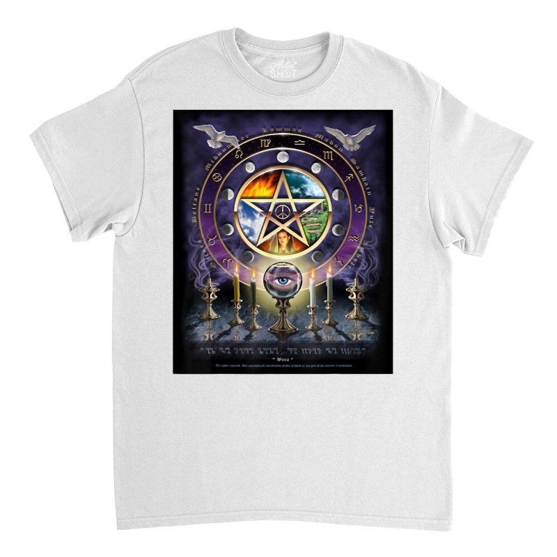 Witches Magical Altar Pentagram Witchcraft Pagan Wicca T Shirt Classic T-shirt by butacnlzaidelpz | Artistshot