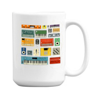 Synthesizer And Drum Machine For Electronic Musician T Shirt 15 Oz Coffee Mug | Artistshot