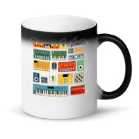 Synthesizer And Drum Machine For Electronic Musician T Shirt Magic Mug | Artistshot