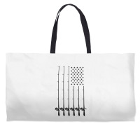 American Flag Fishing Sticker Weekender Totes | Artistshot